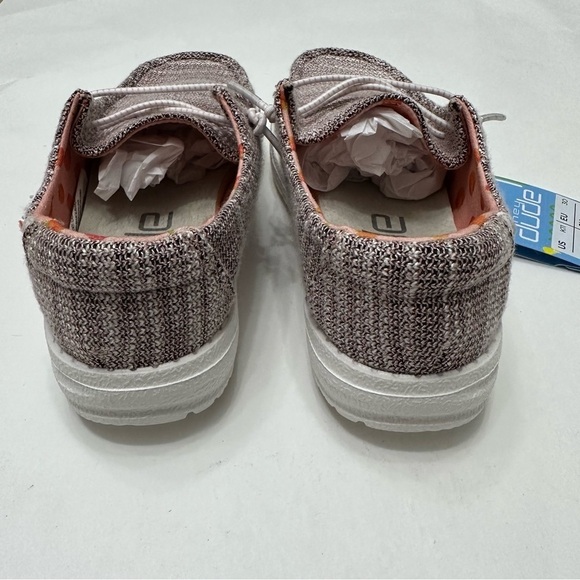 Hey Dude Wendy Youth Stretch Peach Bud Size K11 NEW WITH TAGS - Picture 5 of 6